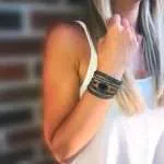 Pulsera del vigor y la fuerza con ónix negro