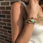 Pulsera del equilibrio y la suerte en el amor con jade y ágata