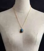 Comprar collar colgante con piedra natural de labradorita estilo boho