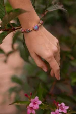 Pulsera de la valentía y el coraje con jaspe imperial