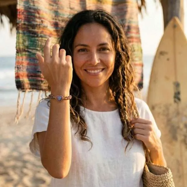 Pulsera de la valentía y el coraje con jaspe imperial