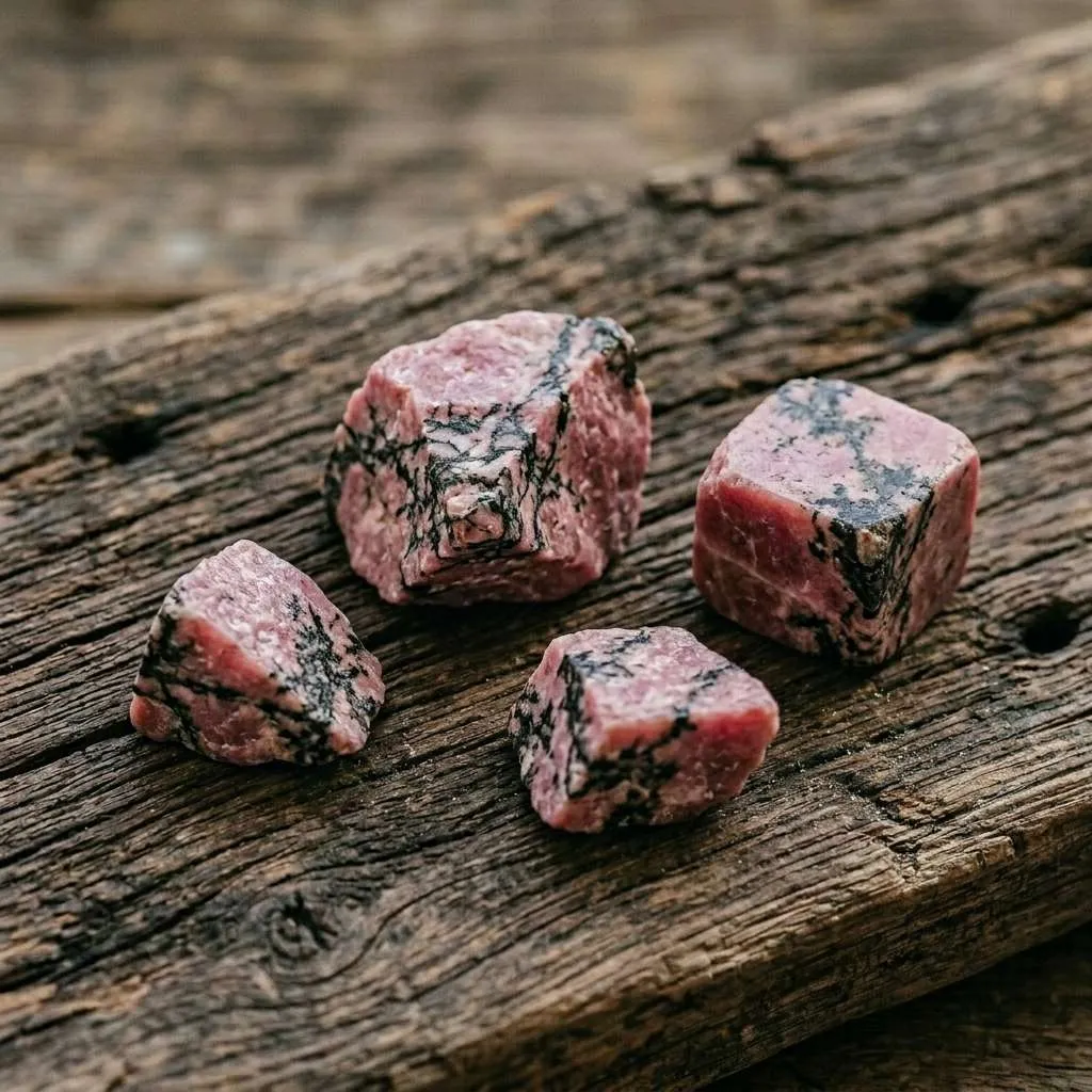 Propiedades, beneficios y significado de la piedra Rodonita
