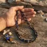 Collar de la Buena Fortuna con Piedras Semipreciosas — Doble Hilo