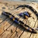 Collar de la Buena Fortuna con Piedras Semipreciosas — Doble Hilo