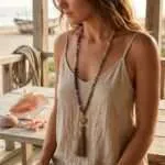 Collar mala del equilibrio de los 7 chakras con jaspe (Japa mala 108 cuentas)