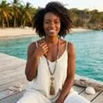 Collar mala del equilibrio de los 7 chakras con jaspe (Japa mala 108 cuentas)