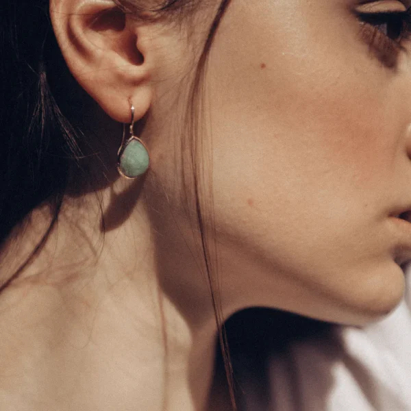 Pendientes del poder personal con 7 piedras naturales diferentes