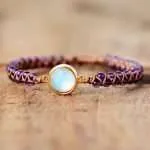 Pulsera de la amistad para yoga con piedras semipreciosas