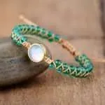 Pulsera de la amistad para yoga con piedras semipreciosas