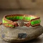Pulsera de la buena suerte y la calma interior de turquesa o lapislázuli