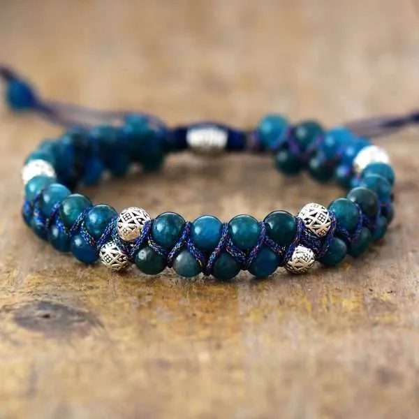Pulsera de la paz y la templanza con apatita