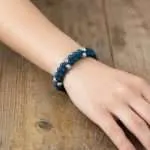 Pulsera de la paz y la templanza con piedra de apatita