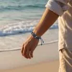 Pulsera de la paz y la templanza con piedra de apatita