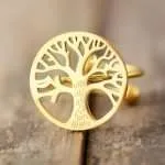 Anillo de acero inoxidable del Árbol de la Vida