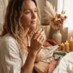 Anillo Boho de Conexión Interior — Amatista, Cuarzo o Aguamarina