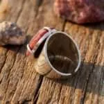 Anillo Boho del Equilibrio Emocional con Rodonita