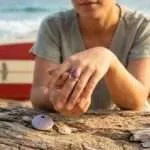 Anillo Boho del Equilibrio Emocional con Rodonita