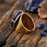 Anillo de la importancia de la voz interior de lapislázuli