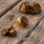 Anillo del tercer ojo con piedra de ojo de tigre