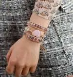 Pulsera de la autoaceptación y amor a uno mismo de cuarzo rosa