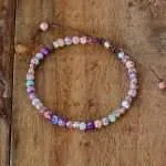 Pulsera del farolillo luminoso de jaspe