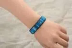 Pulsera de la buena clarividencia con piedras de jaspe