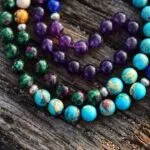 Collar Japa Mala Multicolor de 108 Cuentas con Piedras Semipreciosas