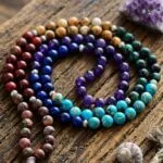Collar Japa Mala Multicolor de 108 Cuentas con Piedras Semipreciosas