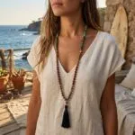 Collar Japa Mala Multicolor de 108 Cuentas con Piedras Semipreciosas