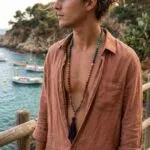 Collar Japa Mala Multicolor de 108 Cuentas con Piedras Semipreciosas