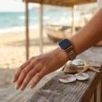 Correa Apple Watch étnica con piedras de howlita, picture jaspe o combinada