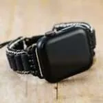 Correa Apple Watch hippie con jaspe, ojo de tigre o piedra de lava