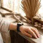 Correa Apple Watch hippie con jaspe, ojo de tigre o piedra de lava