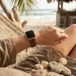Correa Apple Watch hippie con jaspe, ojo de tigre o piedra de lava