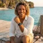 Correa Apple Watch hippie con jaspe, ojo de tigre o piedra de lava