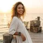 Correa Apple Watch hippie con turquesa y jaspe (5 vueltas)