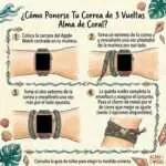 Correas 3 Vueltas De Apple Watch - Como ponerse la correa