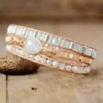 Pulsera del templo de las estrellas de labradorita