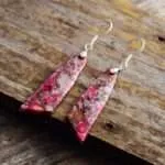 Pendientes bohemios de moda de la determinación con jaspe imperial