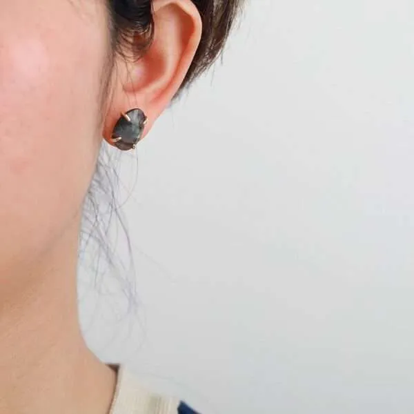 Pendientes boho de la autoconfianza con labradorita, amatista o lapislázuli
