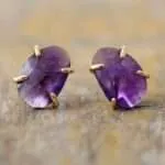 Pendientes boho de la autoconfianza con labradorita, amatista o lapislázuli