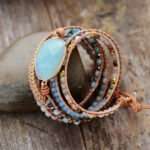 Pulsera energética de la calma en episodios de estrés con amazonita