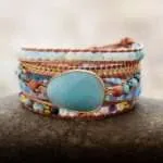Pulsera energética de la calma en episodios de estrés con amazonita