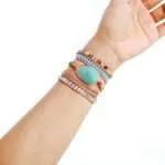 Pulsera energética de la calma en episodios de estrés con amazonita