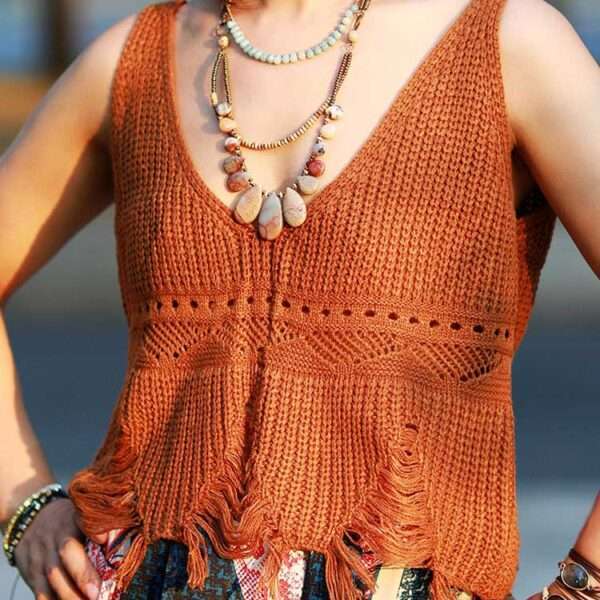 Gargantilla boho de la elevación de conciencia con piedras de ágata y jaspe