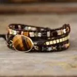 Pulsera elegante de la buena concentración con piedra de ojo de tigre