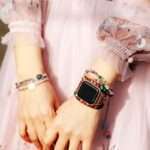 Pulsera romántica vintage con mezcla de piedras naturales