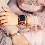 Pulsera romántica vintage con mezcla de piedras naturales