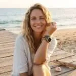 Correa Apple Watch hippie con ónix, ágata y jaspe (5 vueltas)