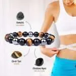 Pulsera para adelgazar de la triple protección con hematita y magnetismo